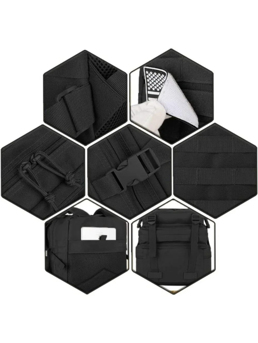 45L Military Tactical Backpack - Molle Assault Pack for Hiking & Bug Out Gear